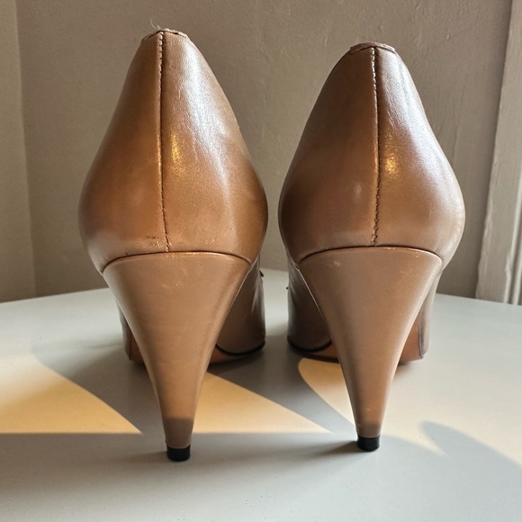 Vintage 80’s size 7 taupe Italian leather pumps by Ritalini 💋 - Picture 8 of 11